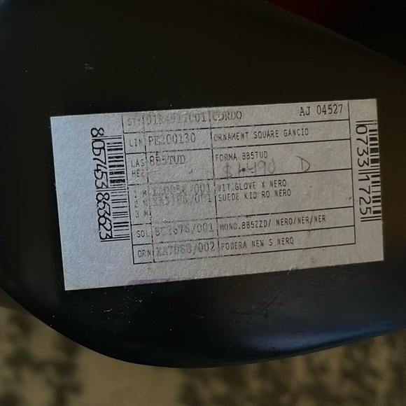 New in box.,Salvatore Ferragamo CORDO black knee high leather boots. Size 7 - Picture 4 of 6